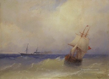 sea 1867 Romantic Ivan Aivazovsky Russian Oil Paintings
